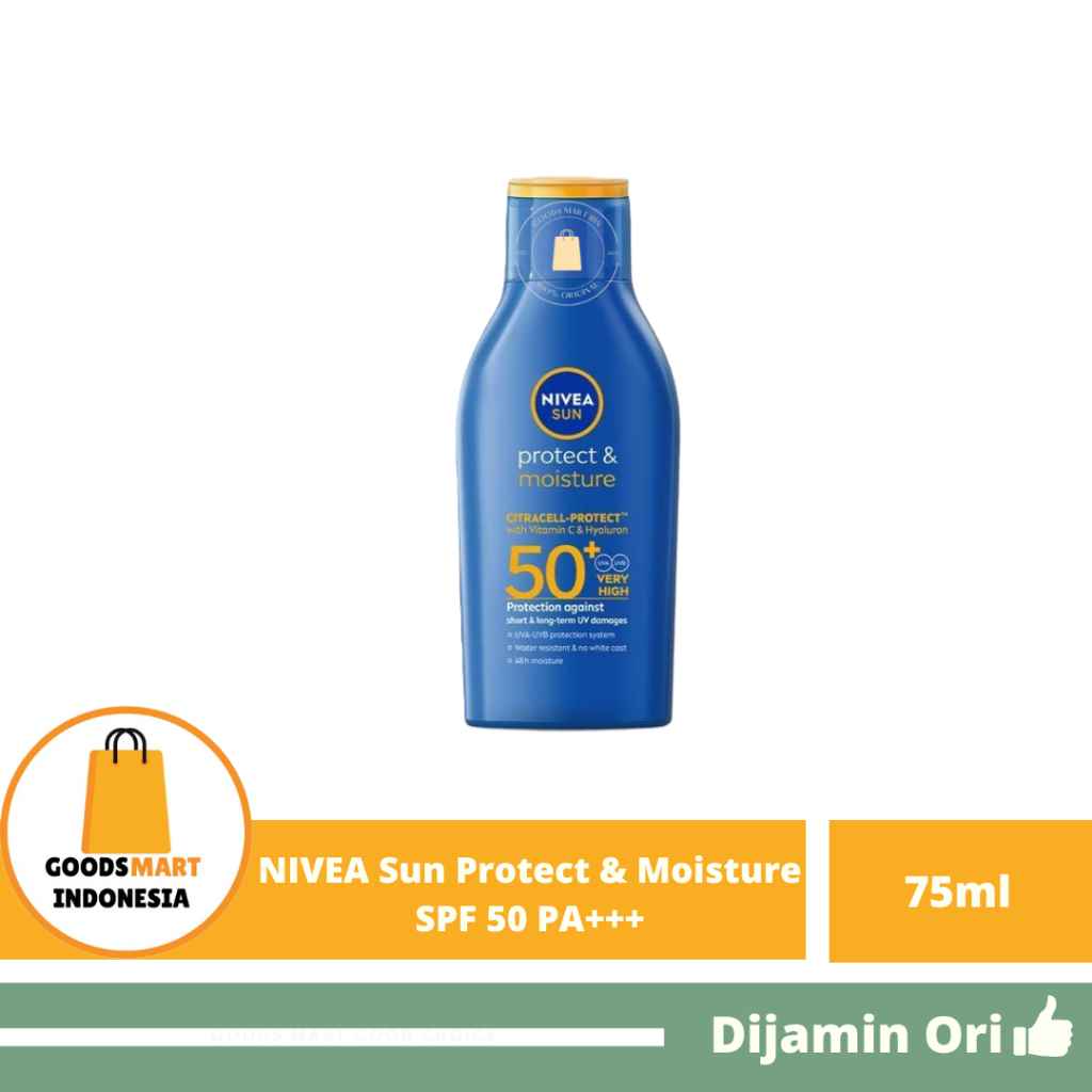 NIVEA Sun Protect & Moisture Lotion SPF 50 75ml - Nivea Sunblock