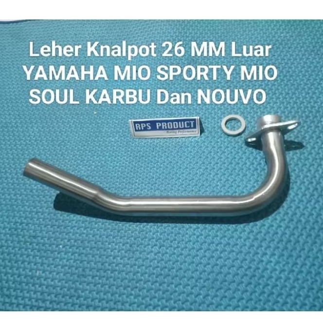 Leher Knalpot 26 MM YAMAHA MIO SPORTY MIO SOUL KARBU Dan NOUVO Monel Steel Quality