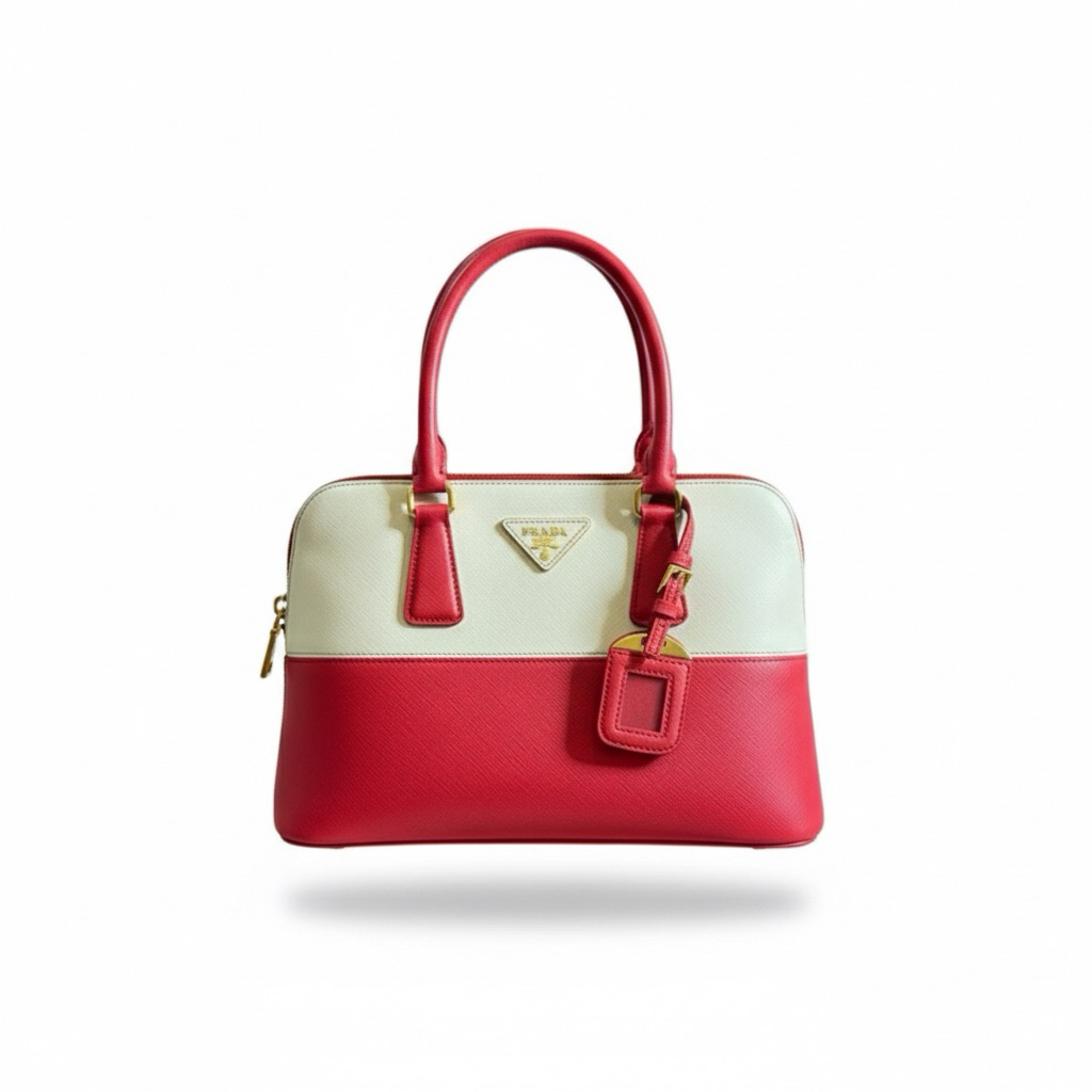 prada Promenade Saffiano Leather Top Handle Bag