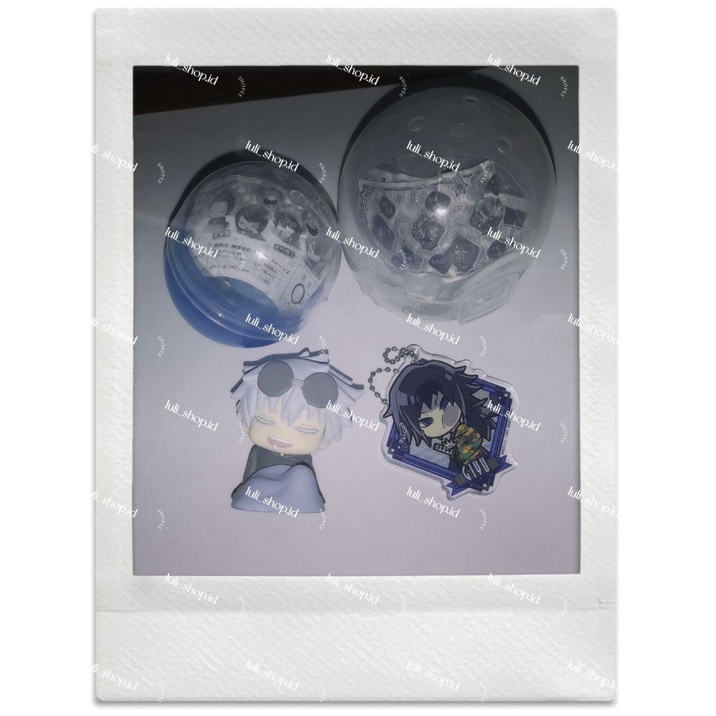 Gachapon Action figure Gojo jujutsukaisen x Tamioka Giyuu Demon slayer