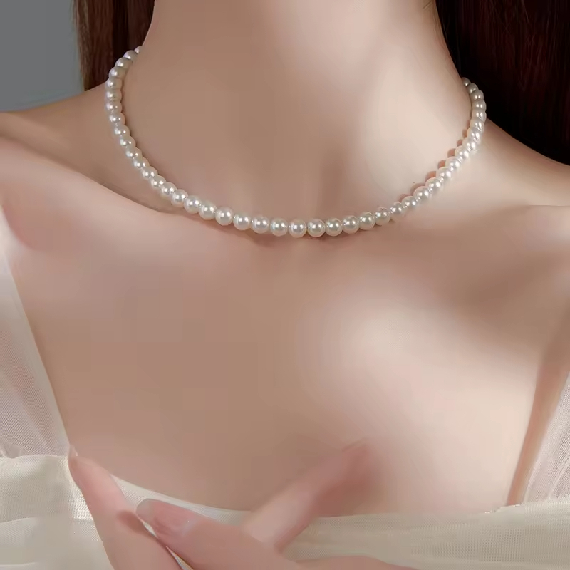 KALUNG MUTIARA JEFRI NICHOL CHOKER MUTIARA PRIA PEARL NECKLACE