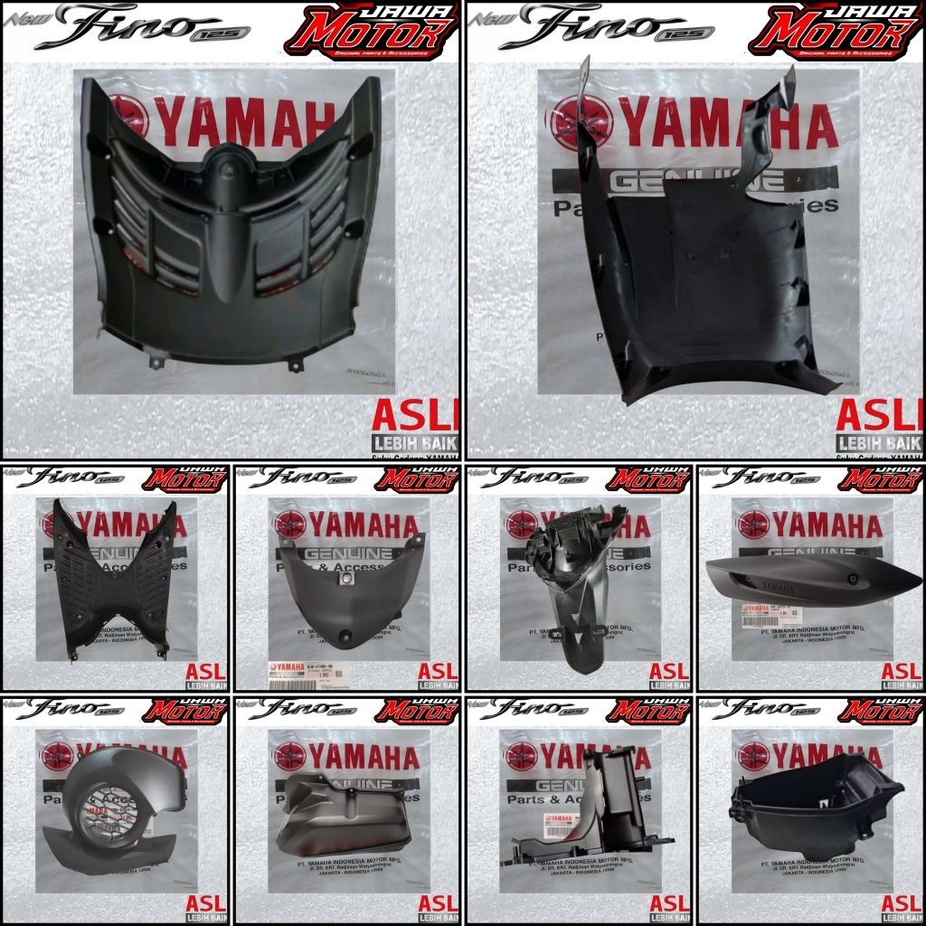 Full Set Body Kasar Fino 125 Fino grande Hitam asli original Yamaha