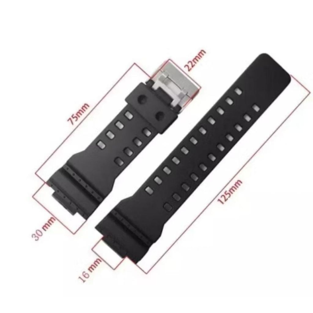 Tali jam G shock GA100 Tali g shock GA 100 warna hitm