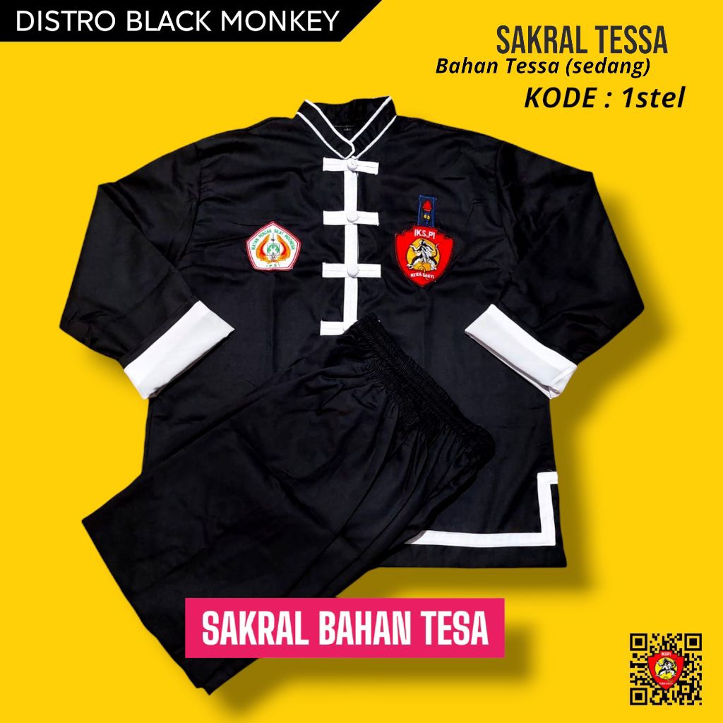 Sakral iks.pi kera sakti / BAJU IKS.PI LENGKAP Bed bordir bahan halus, sakral kera sakti , baju lati