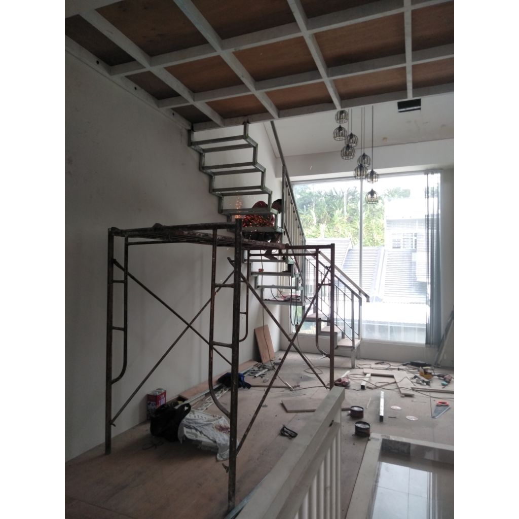 MEZZANINE, mezzanine industrial, mezzanine Bed , lantai atas tanpa dak cor