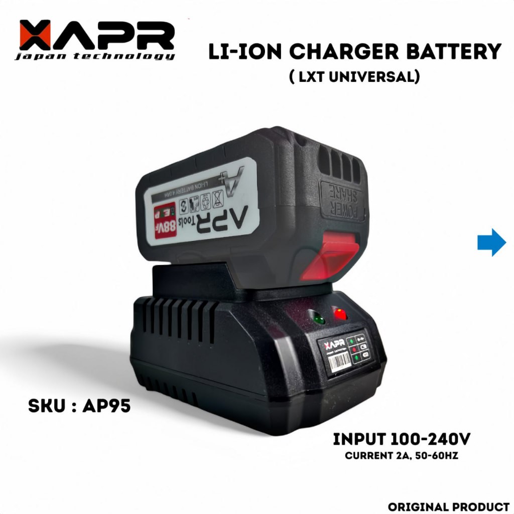 APR AP95 BIG SALE Charger 2A Bor Impact Wrench Fast charging ngecas baterai colokan LXT