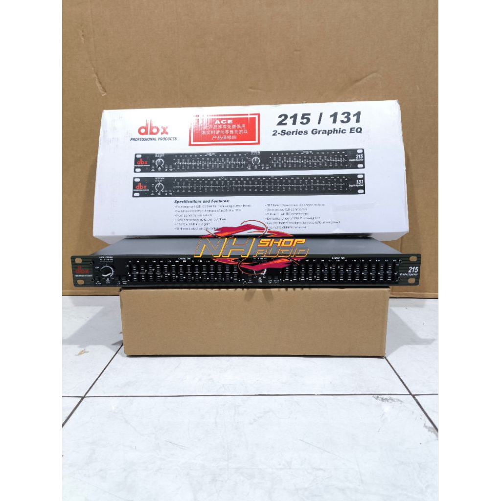 Equalizer DBX215 DBX 215 Grade A 2 x 15 Channel Dual Channel Equalizer DBX Graphic 1U Ori China Warn