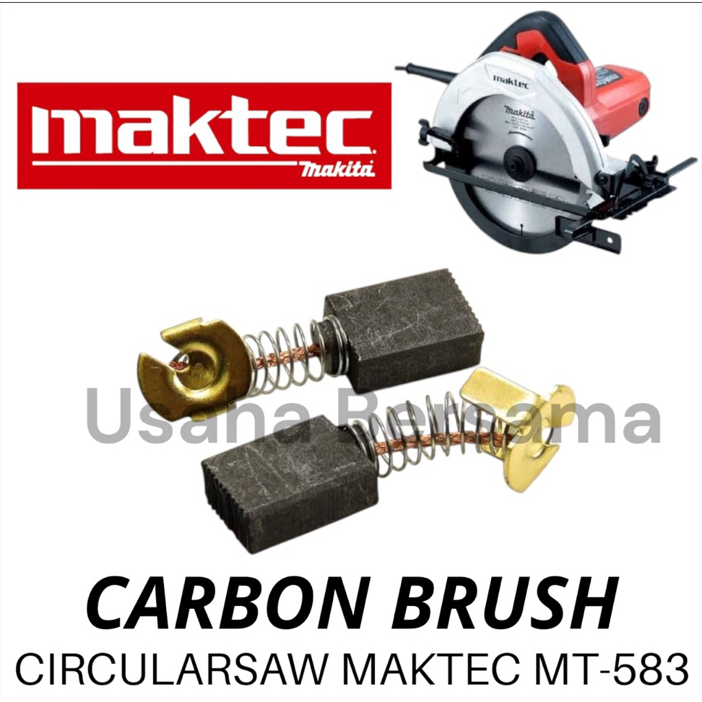 CARBON BRUSH MT583 CIRCULARSAW MAKTEC ARANG MT-583 BROSTEL CIRCULARSAW MAKTEC MT 583
