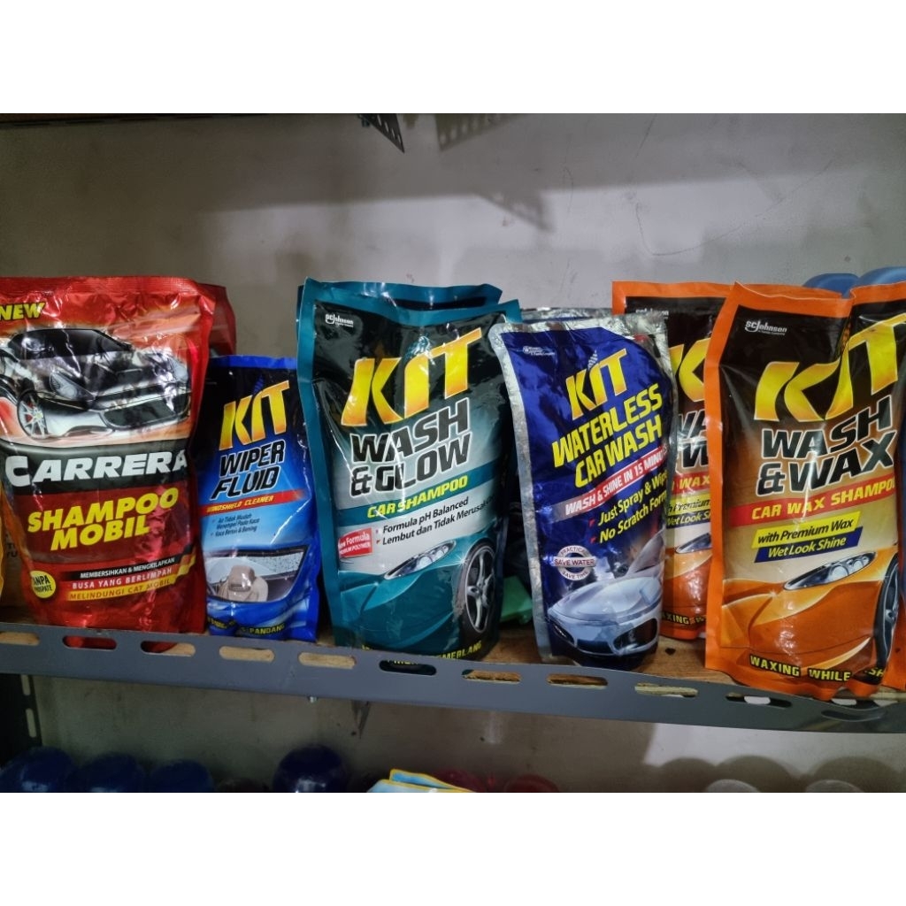 KIT Wash & Wax shampo mobil 800ml