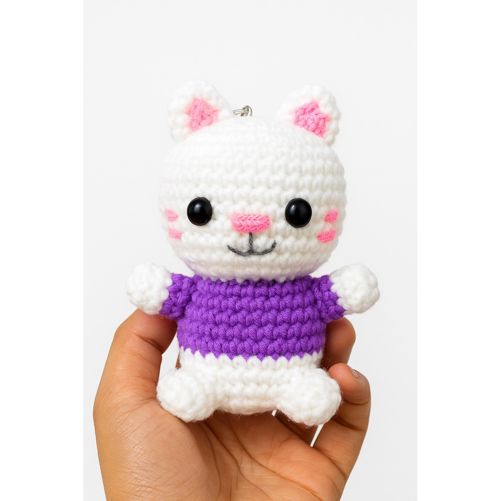 Skzoo Jiniret Lee Know Rajut Keychain