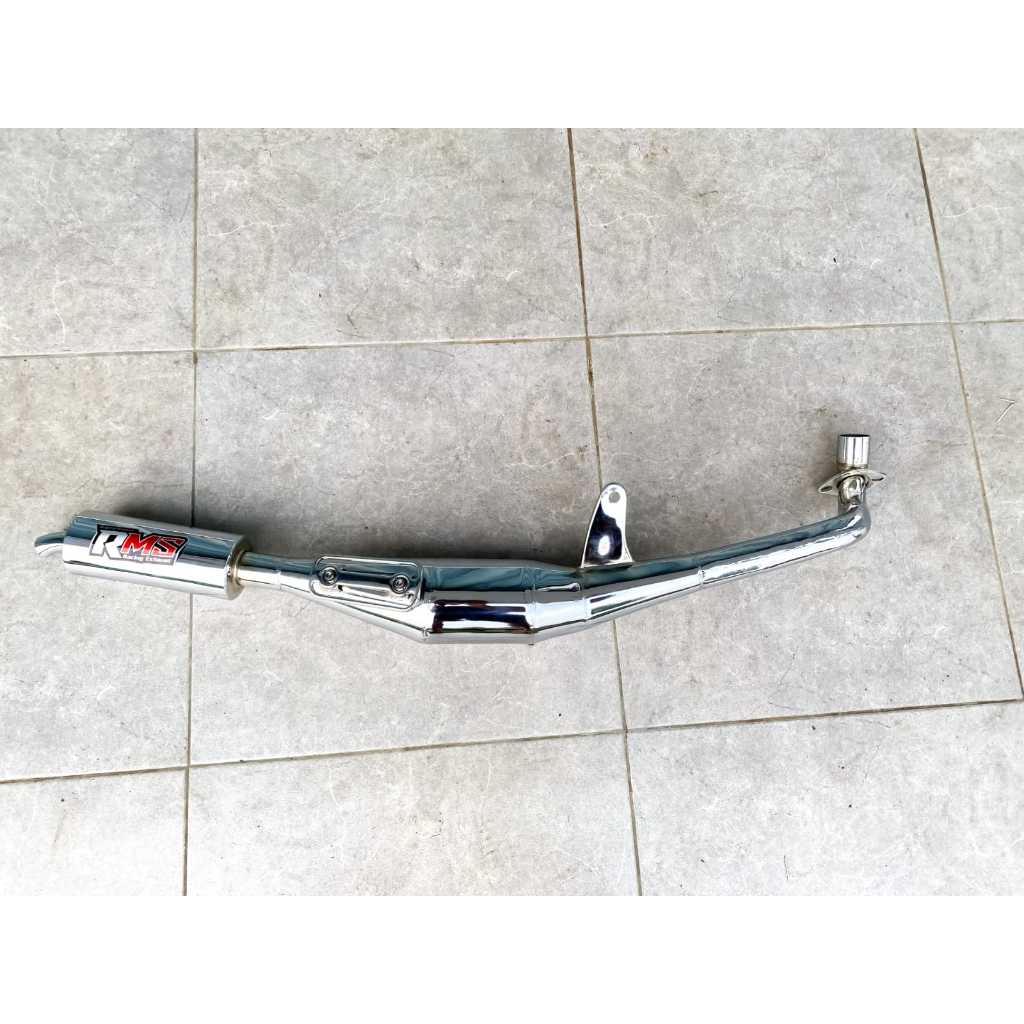 Knalpot Racing Bravo Rc 100 Rc 80 Garing Kemrincing Racing Exhaust