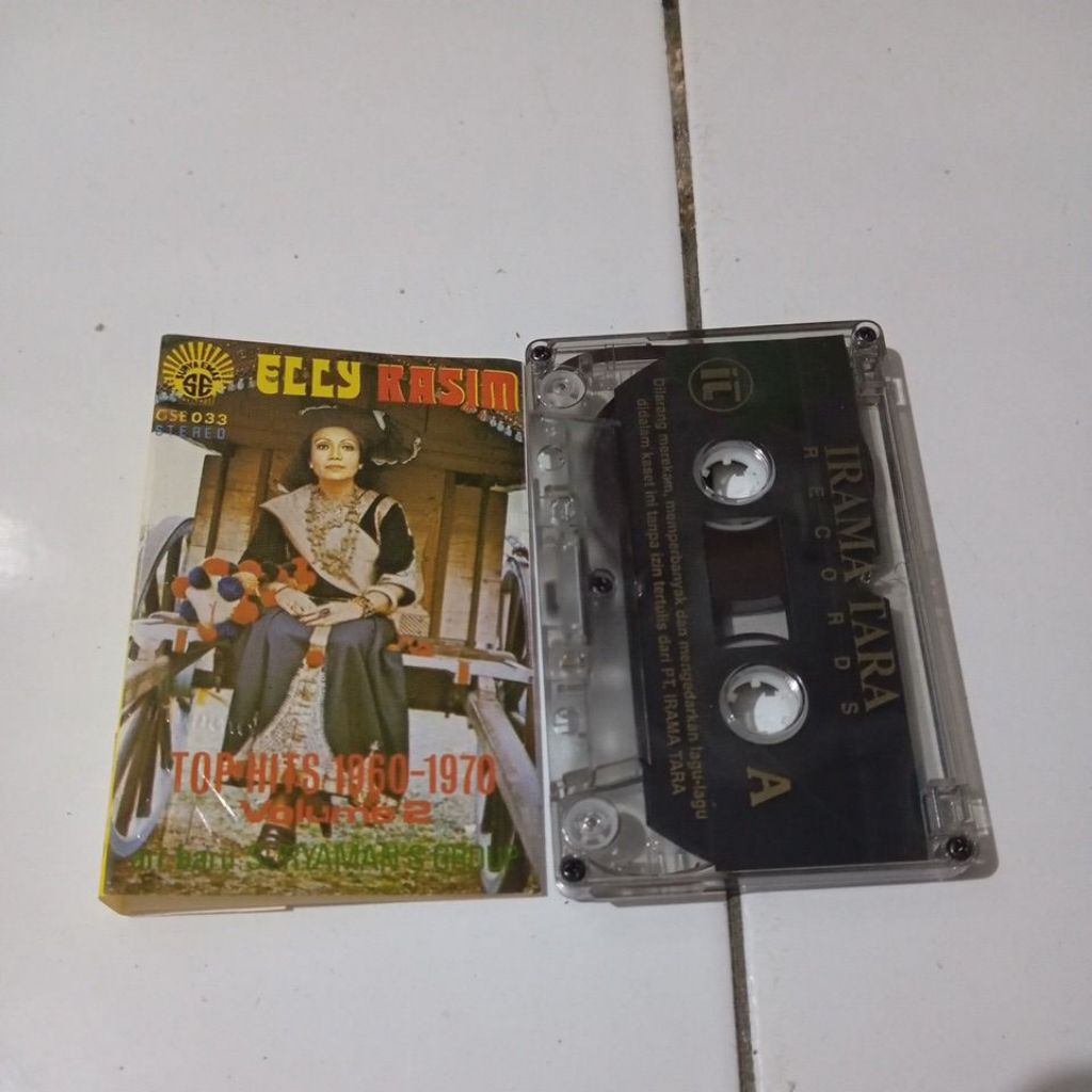 kaset pita Elly kasim top hits 1960-1970 vol 2