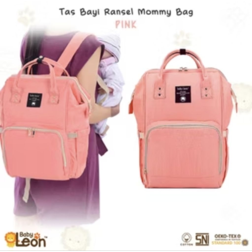 preloved warna abu BABYLEON Tas Bayi Ransel WATERPROOF JUMBO Tas Popok Diaper Bag Tas Diapers Perlen