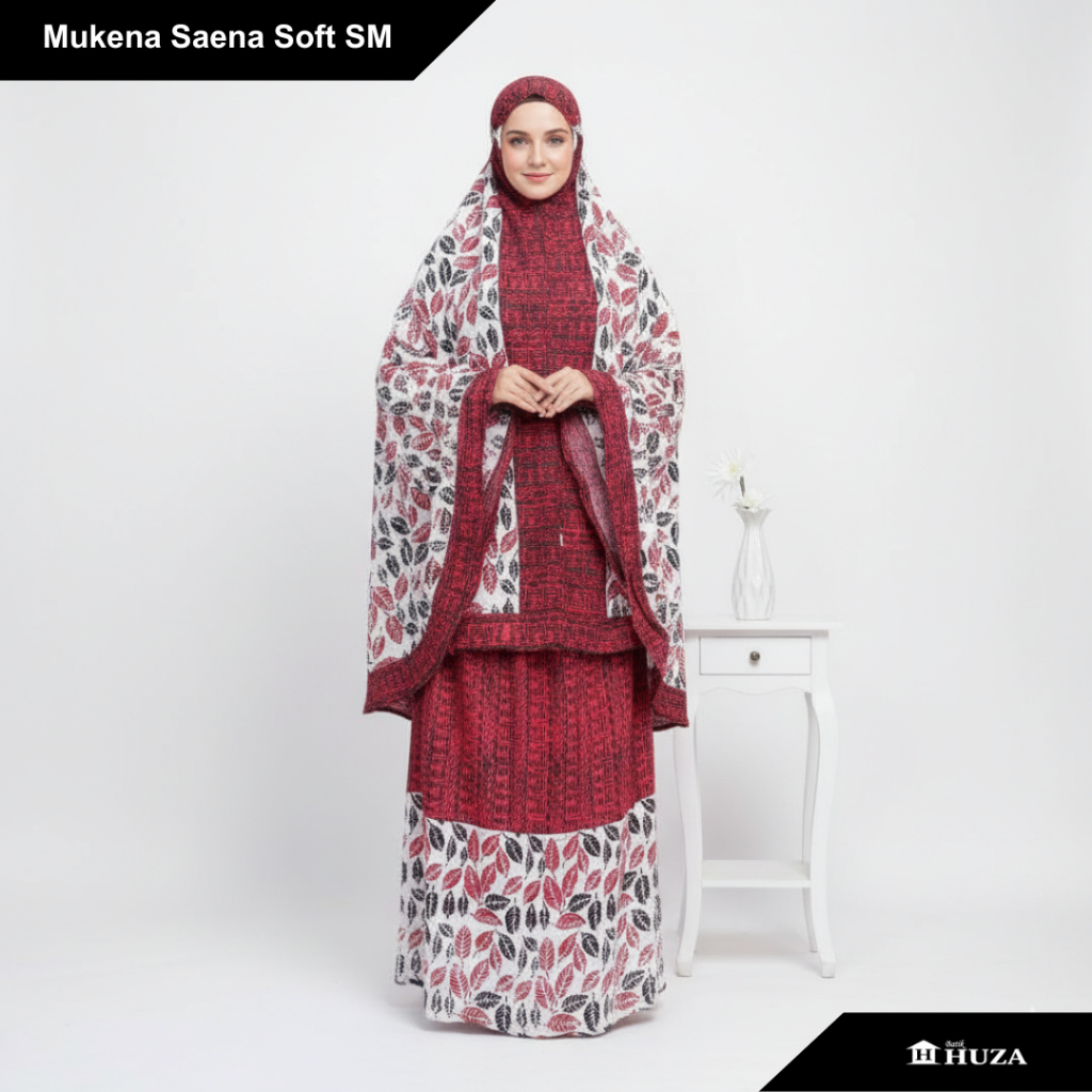 Batik Huza Mukena Batik Saena Soft SM