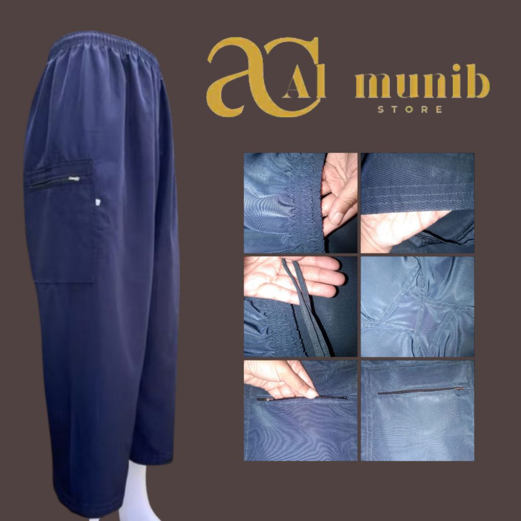 celana sirwal pria/celana sirwal katun premium/celana komprang panjang/sirwal jumbo pria dewasa/cela