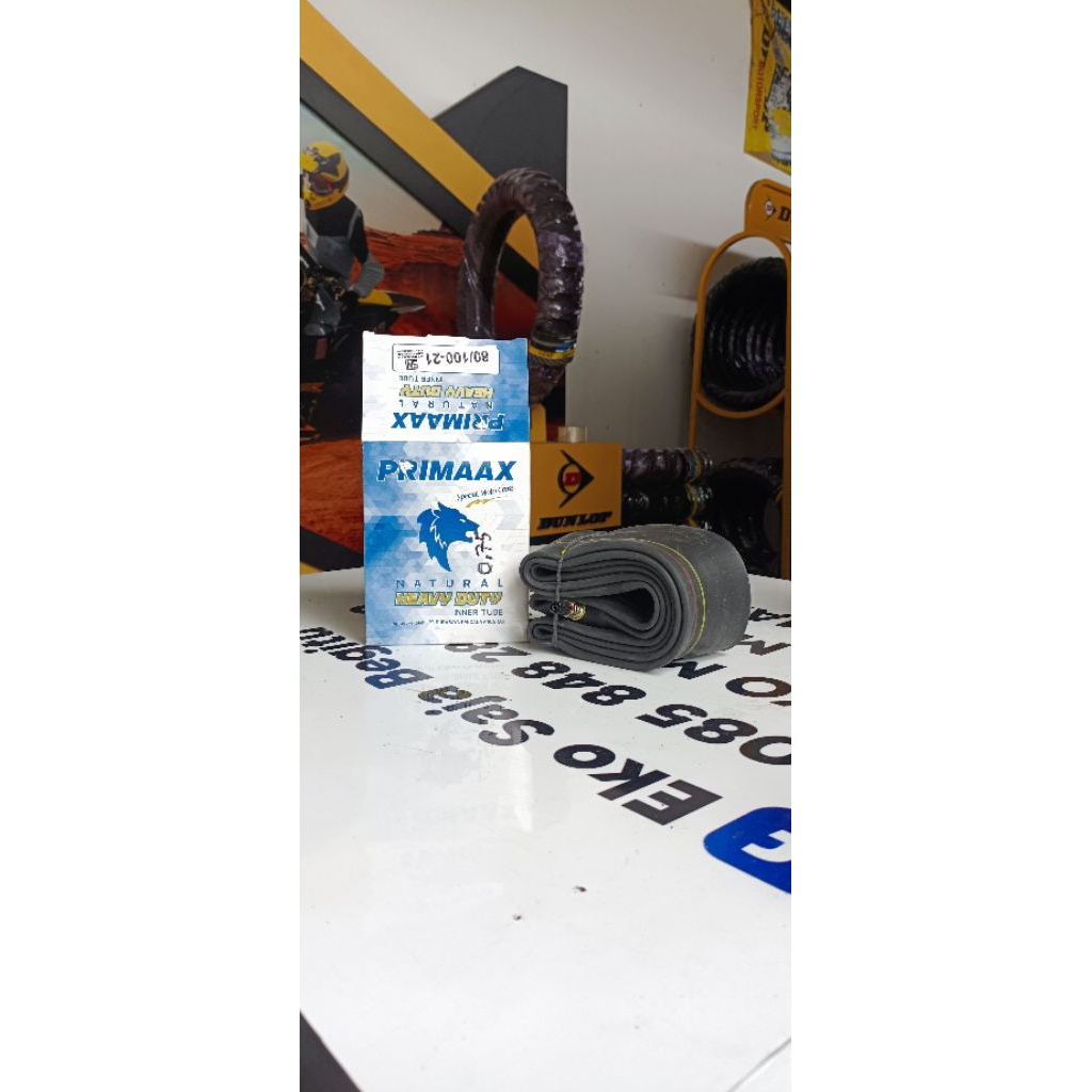 Ban dalam primax heavy duty RING 21 untuk motor trail depan PRIMAAX ban dalam tebal