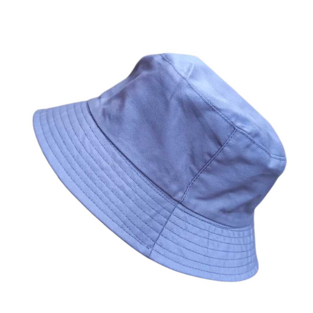 Topi Bucket Hat Topi Bucket Bolak Balik Polos  Topi Bucket Polos Pria Wanita Dewasa