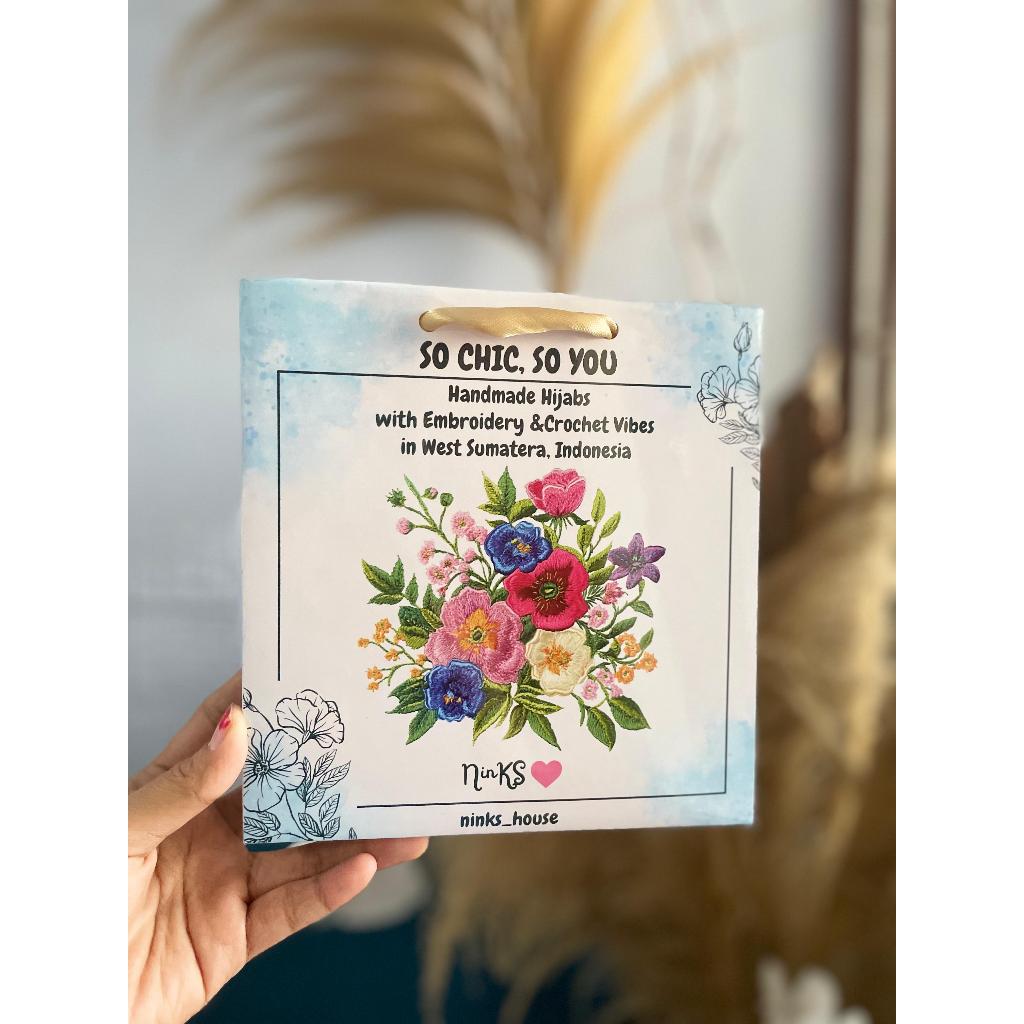 Softbox Hijab Sliding 16x16x3 Custom Warna || Softbox Hijab Sliding Custom Desain Murah