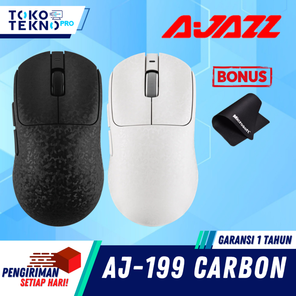 Ajazz AJ199 / AJ-199 Carbon Wireless Lightweight Gaming Mouse