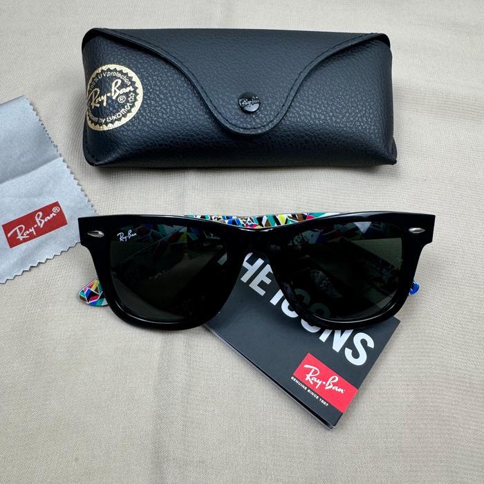 Kacamata Rayban Wayfarer Rare Print Mozaik second original