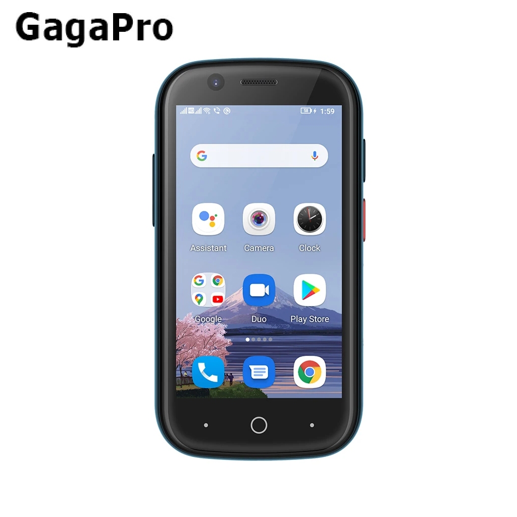 Uniherz Jelly 2 Ponsel Pintar Android 11 4G Smarphone Terkecil Mini Unik 6GB + 128GB Dual Sim Nfc