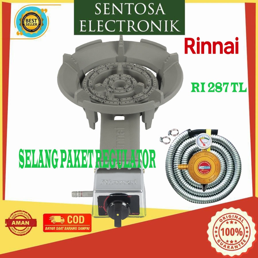 Kompor Rinnai TL 287 Ri Kompor COR 1 Tungku Body Kuat-api besar