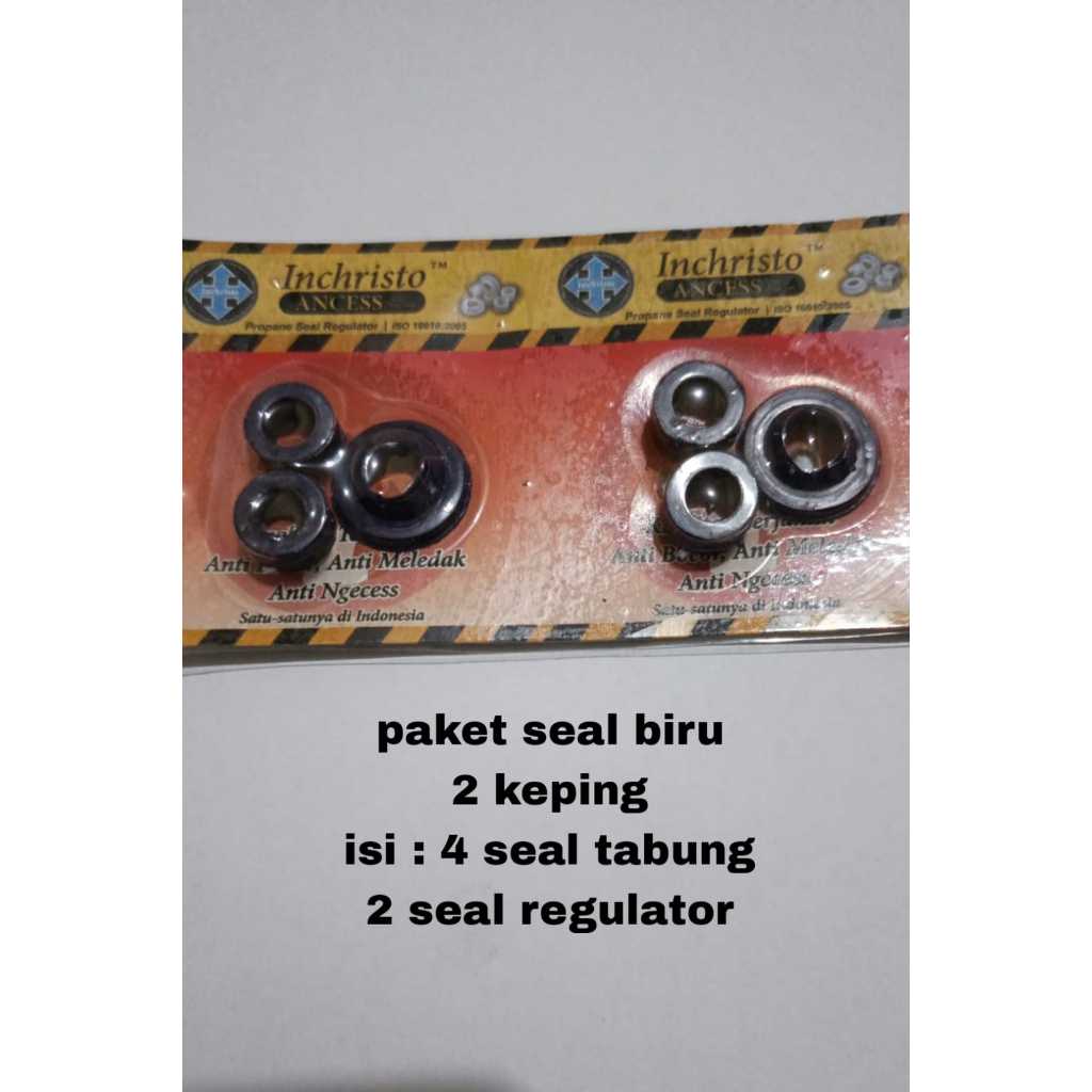 Seal tabung gas incristo 2 pcs - seal regulator silicon - klem regulator