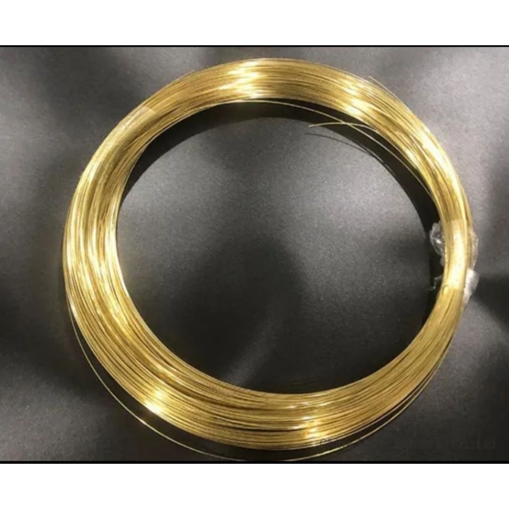 kawat kuningan tebal 1,8mm×1 meter full kuningan