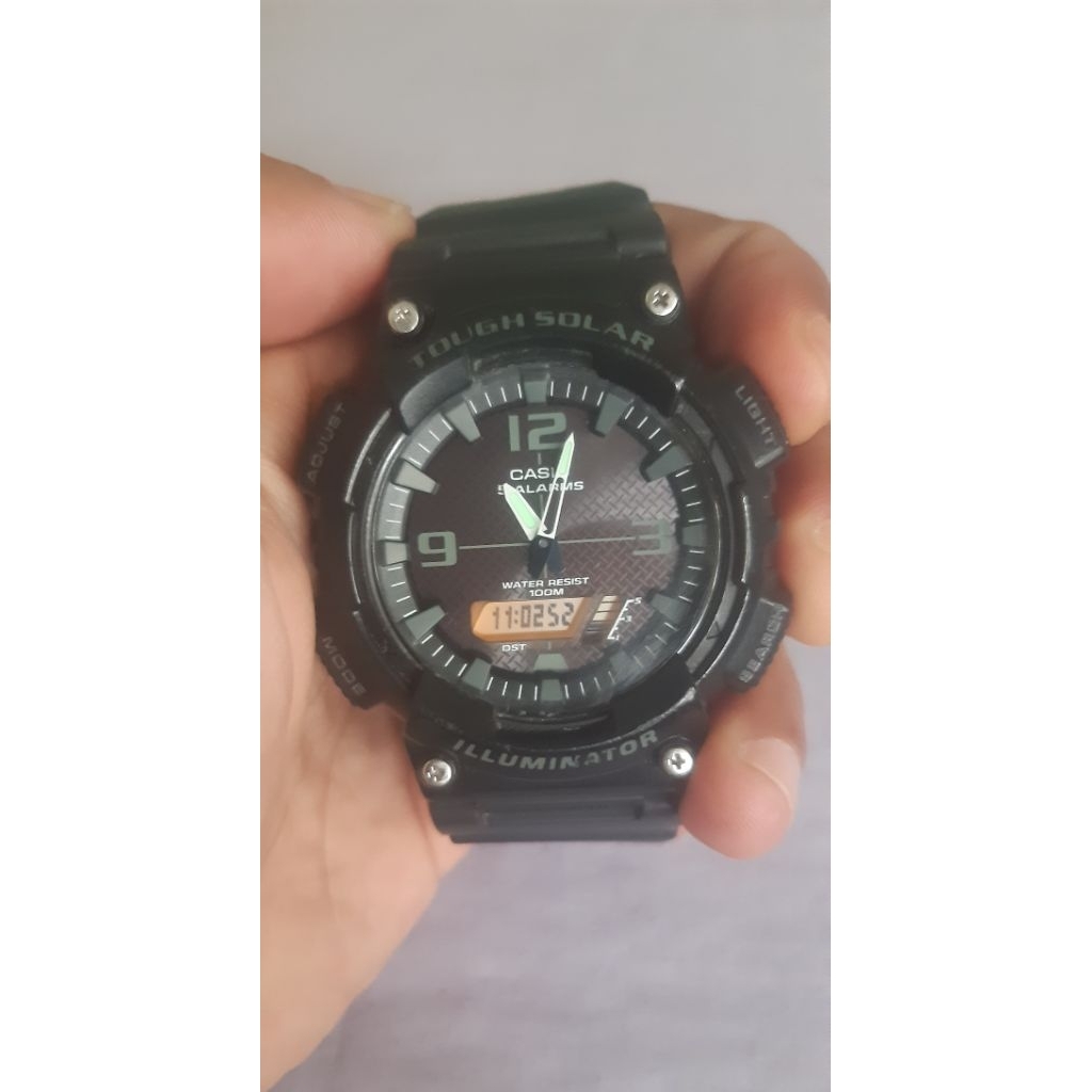 jam casio tough solar aq-s810w