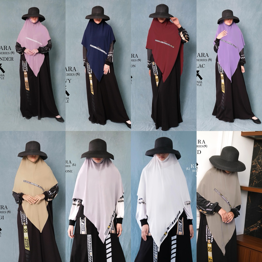 [YUNIA SYARI HIJAB SYARI] Bergo SYARI / Bergo Exclusive " SANDYHA SERIES " BY YUNIA SYARI HIJAB