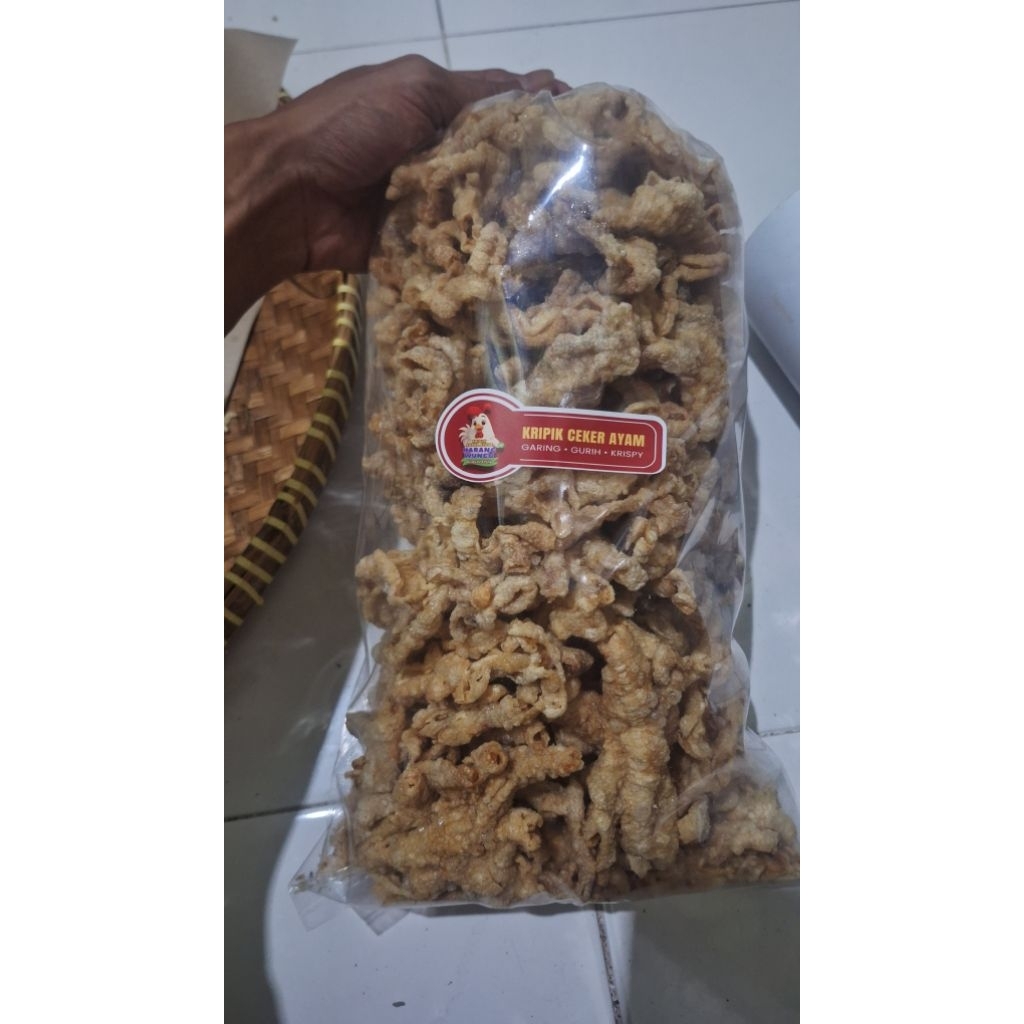 Kripik Ceker Ayam Tanpa Tulang Tanpa Tepung Original