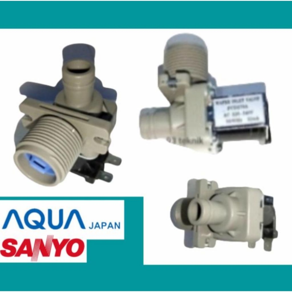 Solenoid water inlet valve air mesin cuci Aqua Sanyo top loading