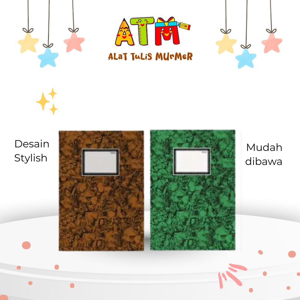 Buku/Notebook/Kiky Folio 200 Marmer