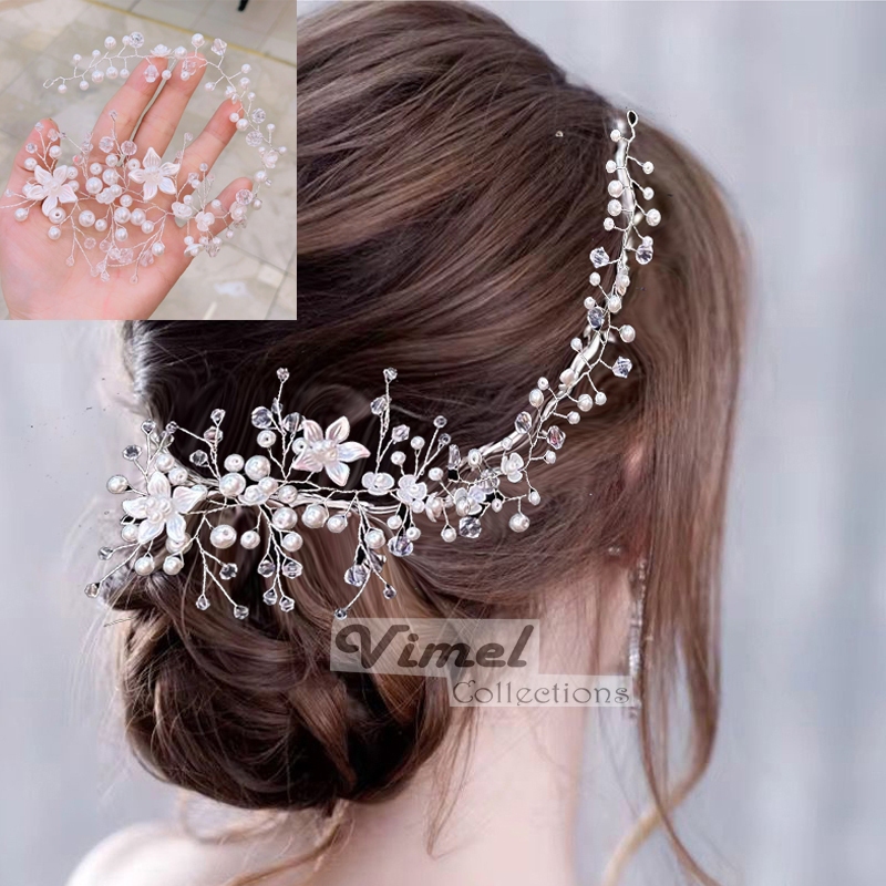 Hiasan Rambut Pesta Aksesoris Rambut Sanggul Rambut Pengantin Hiasan Perhiasan Pesta