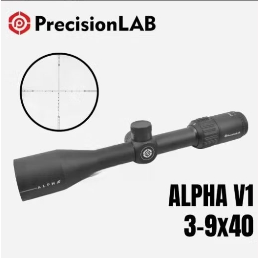 TELESKOP PRECISION LAB ALPHA V1 3-9X40  (TC466