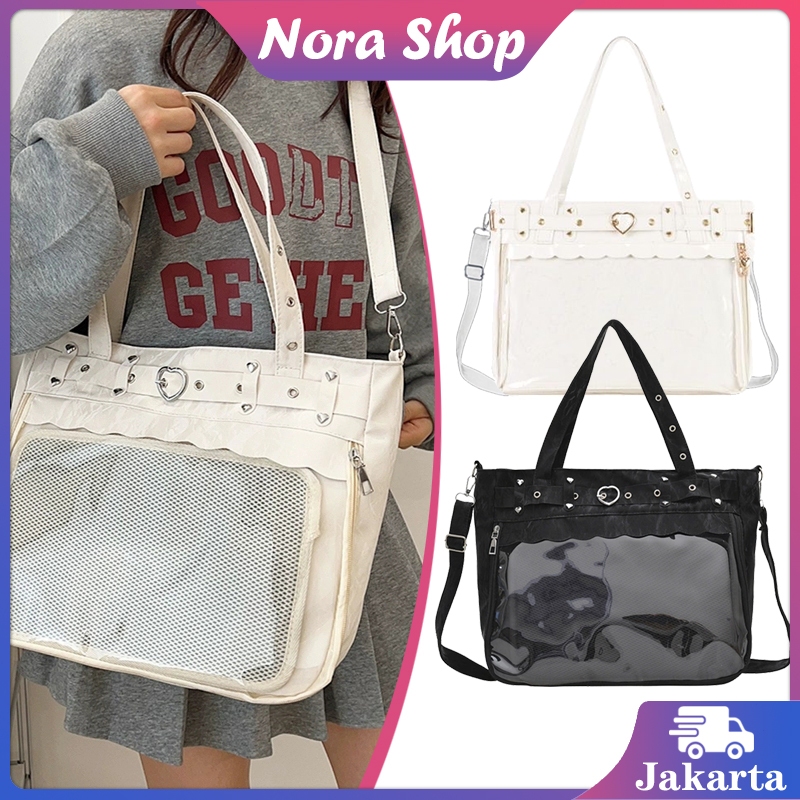 Itabag Tas Slempang Untuk Simpan Badge / Transparan Tas Itabag / Tas Jepang Itabag Anime Transparan