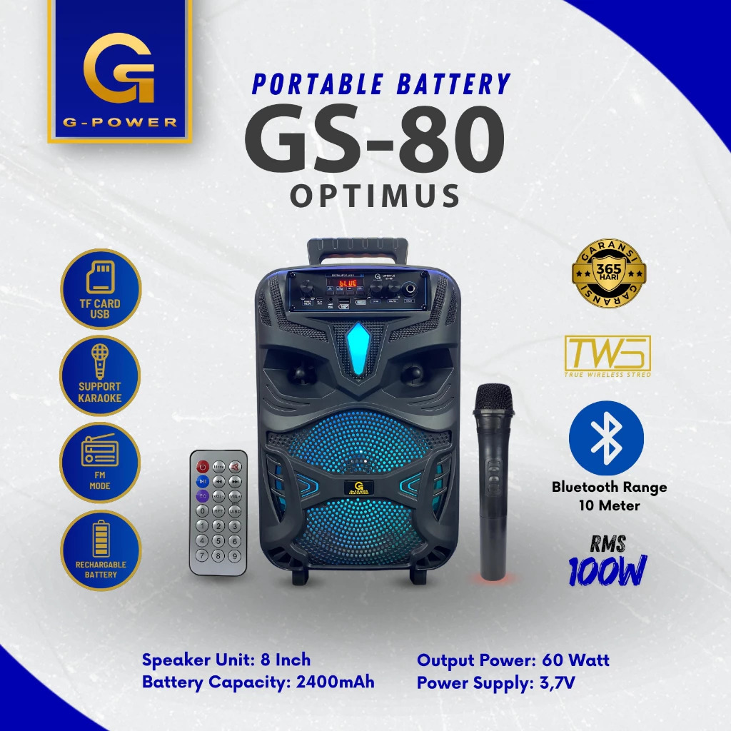 G-POWER SPEAKER GS-80 OPTIMUS