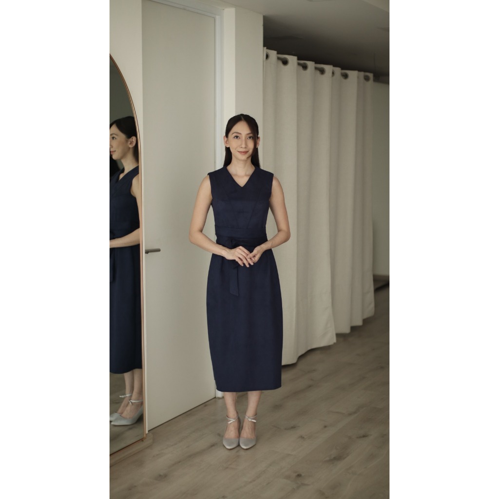 Sora Dress Navy - Atvezzo Dress