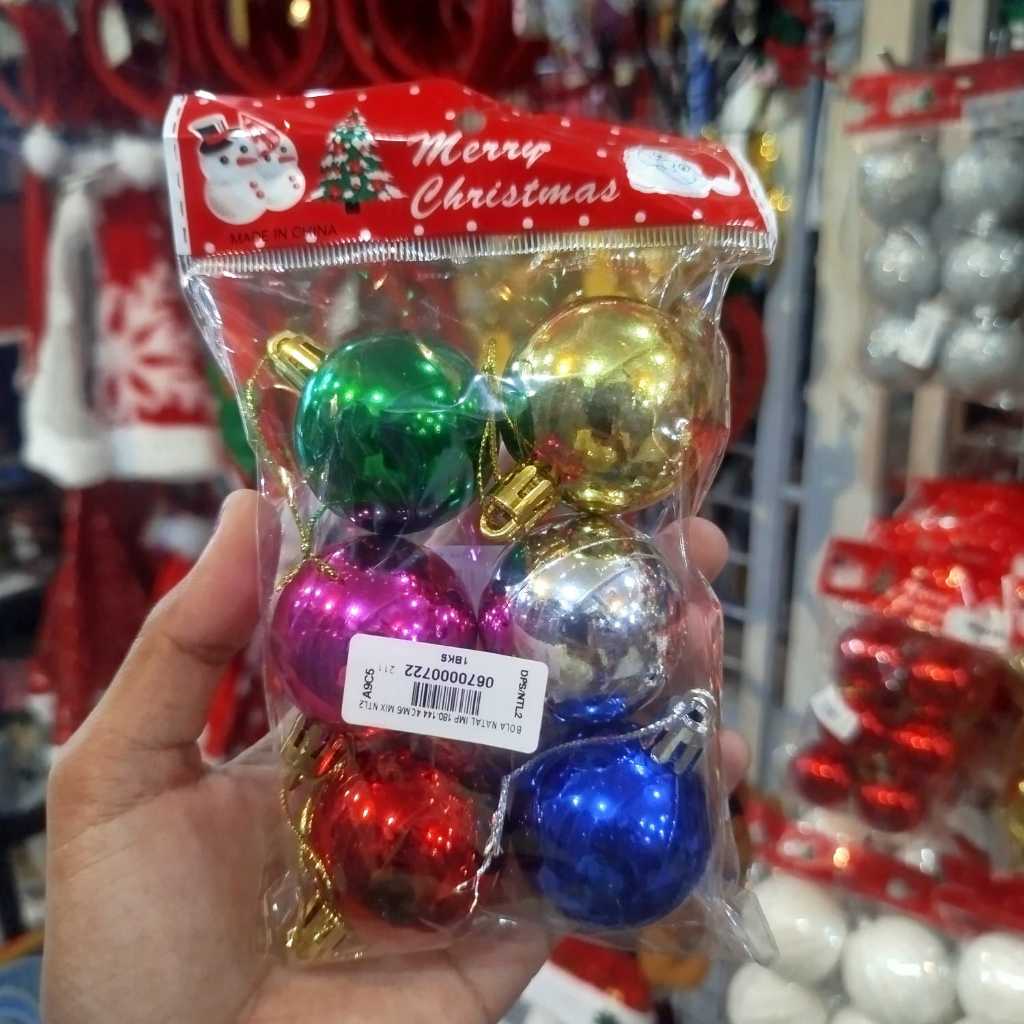 BOLA NATAL/ORNAMENT NATAL/PERLENGKAPAN NATAL/BOLA BOLA NATAL/BOLA HIAS POHON NATAL