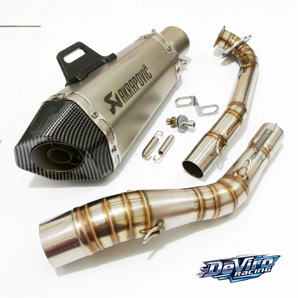 Knalpot Akrapovic ASZT Import Full System ADV PCX Vario 160