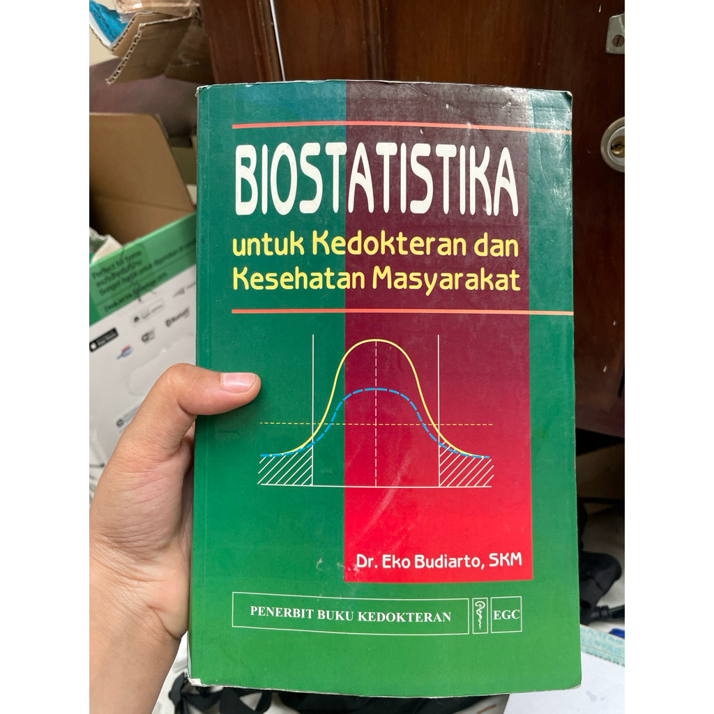 buku biostatistik untuk kedokteran dan kesehatan masyarakat dr.eko budiarto,SKM