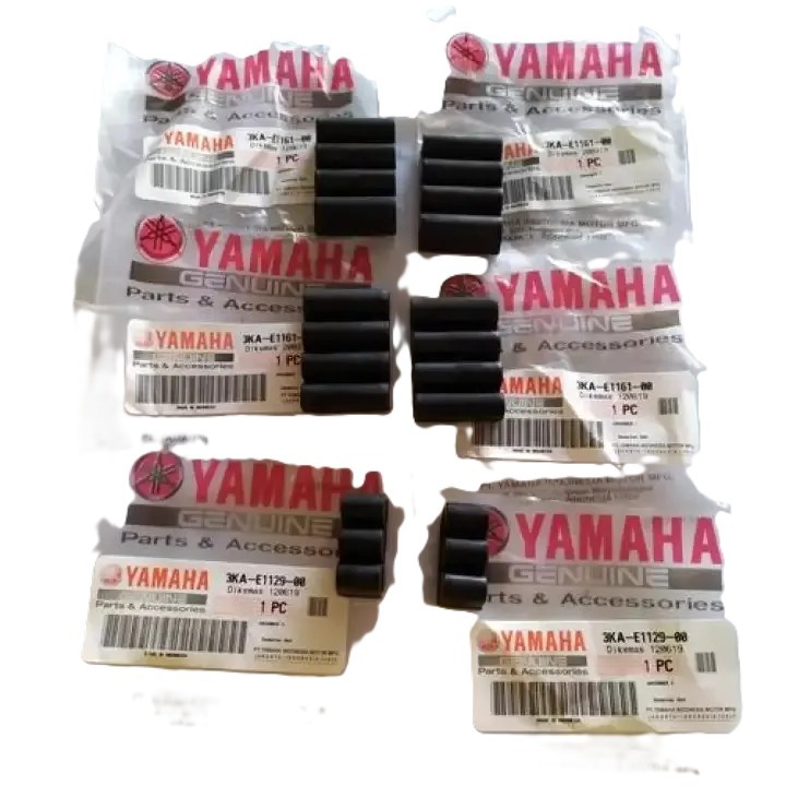 Karet Peredam Deksel/Karet Peredam Blok Rx King Set Original Yamaha 3KA-E1161-00 3KA-E1129-00