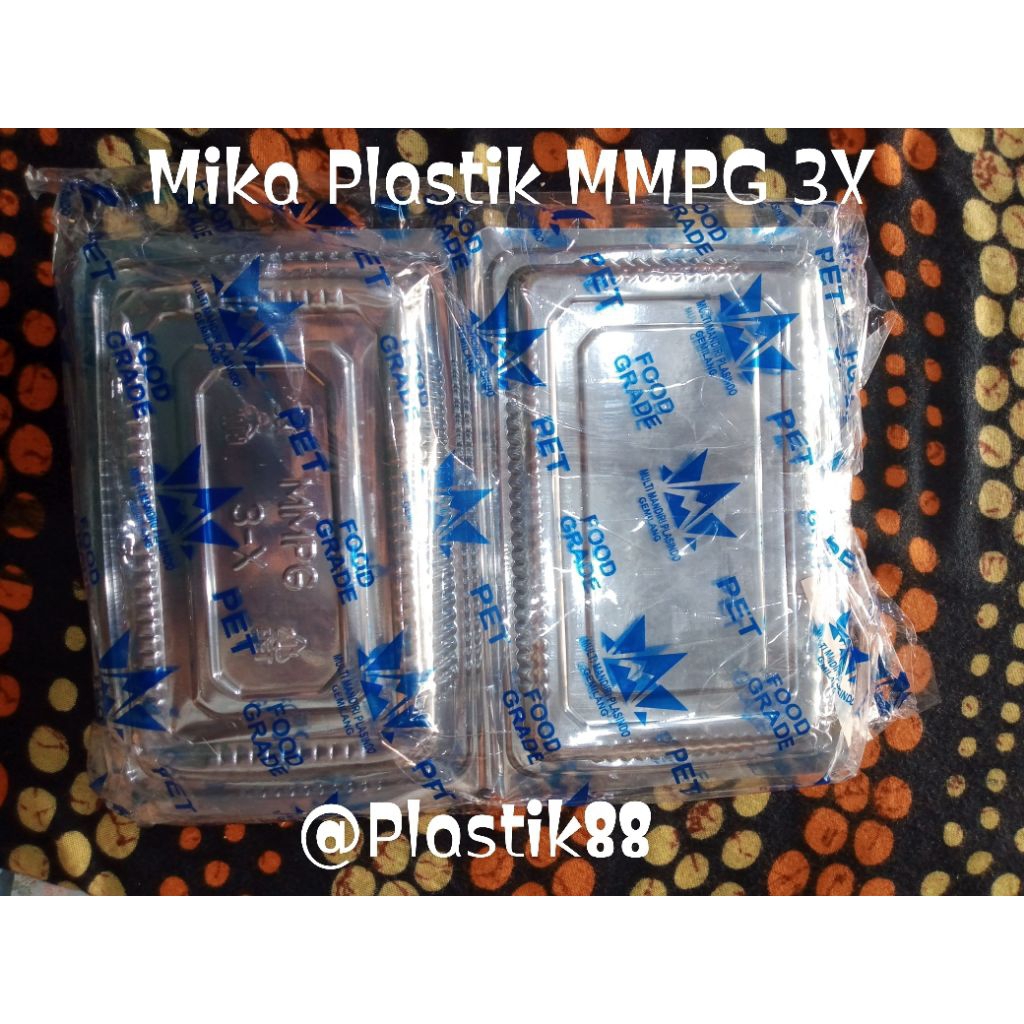 Mika Plastik MMPG 3X (isi 100 pcs) /Mika Kue Snack nasi goreng Mie Goreng