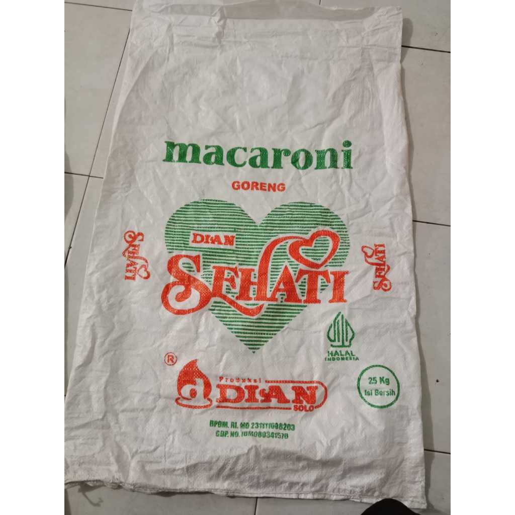 KARUNG BEKAS MAKARONI 25KG