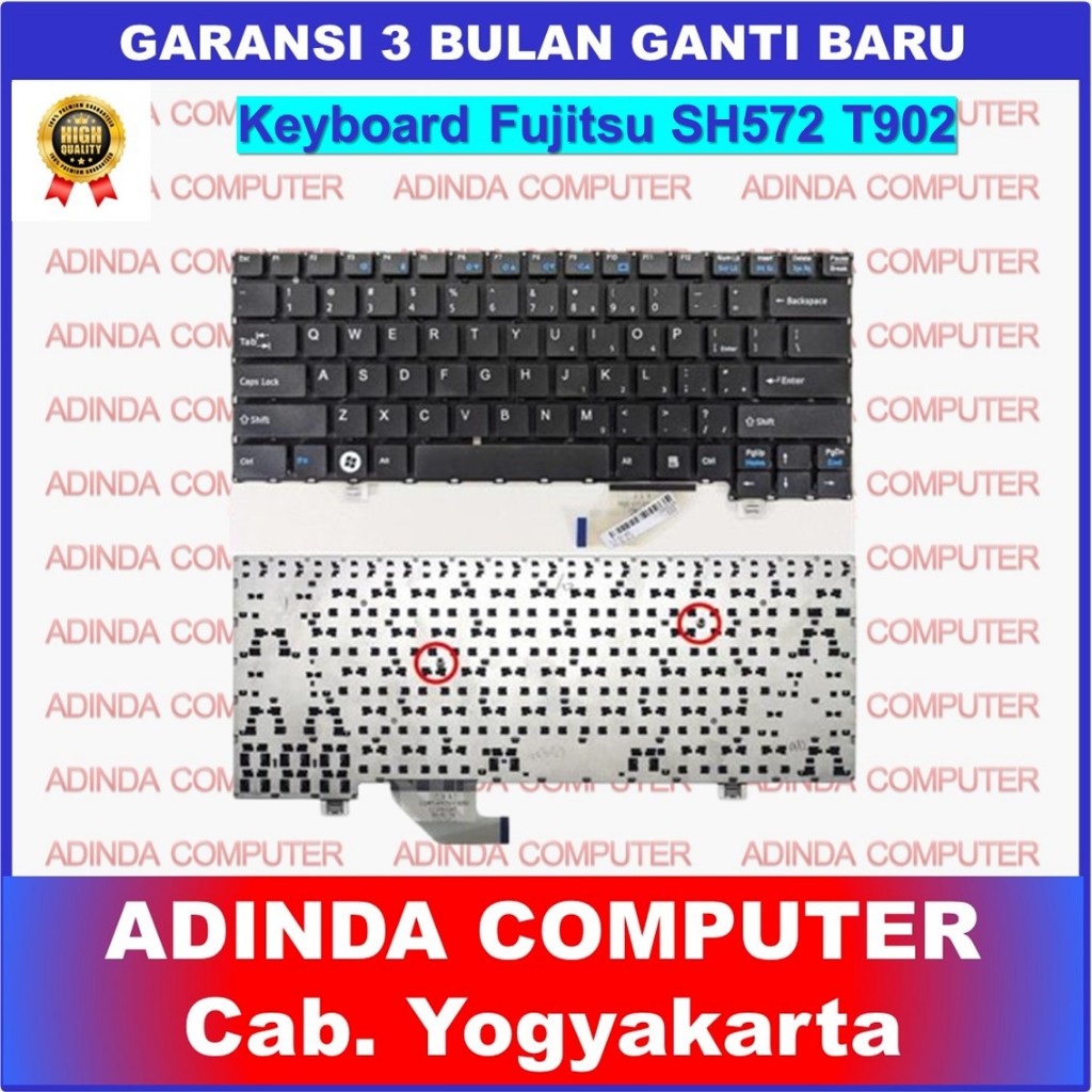 Keyboard Fujitsu Lifebook T902 SH572 SH771 SH772 T732 T734 MP-11C33US-D853W