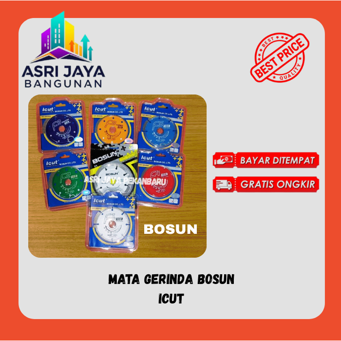 Mata Gerinda Potong Keramik Granit Beton Tembok Icut Bosun Segala macam Type F1/F2/F4/F5/F8/F9