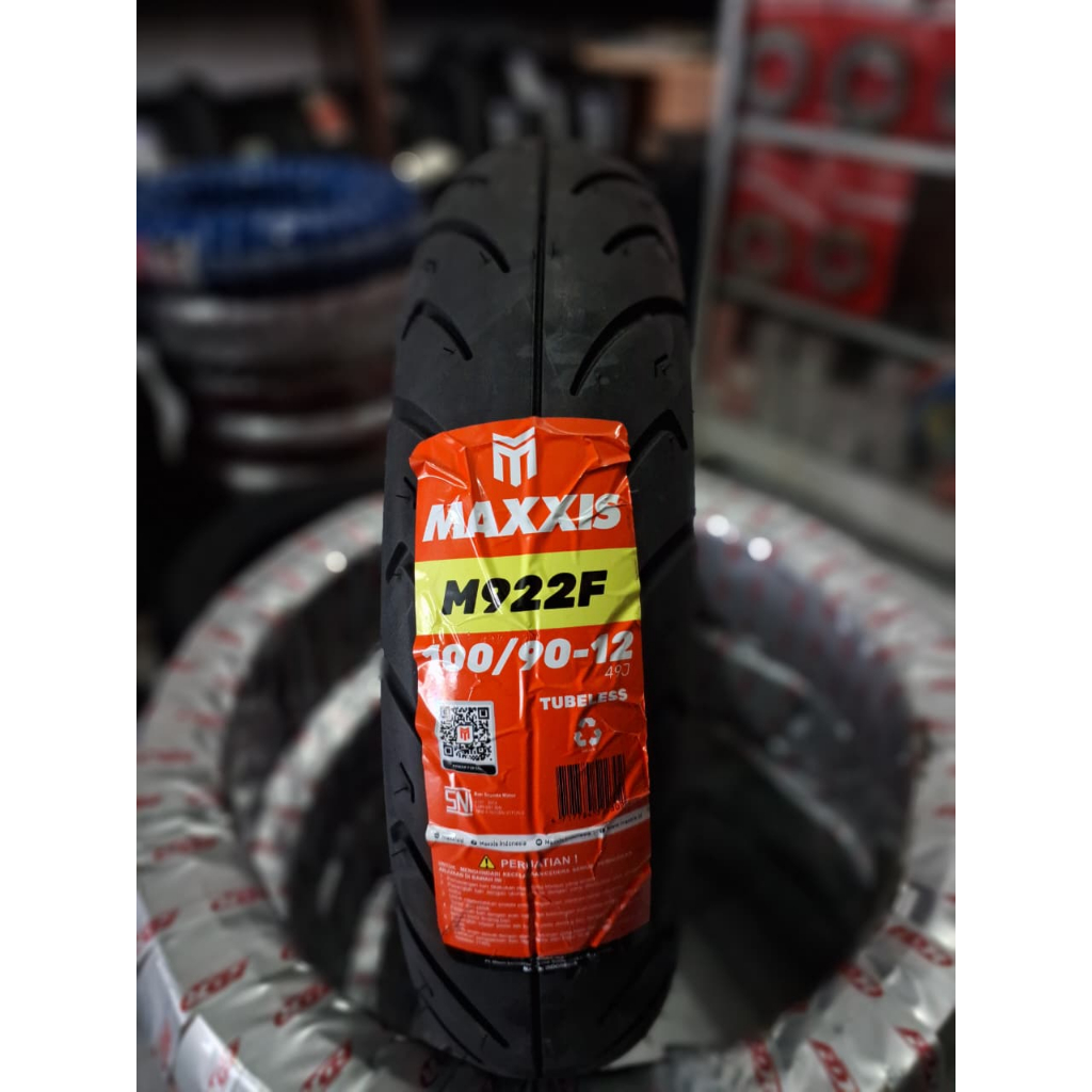 BAN MAXXIS M922F 100/90 RING 12 TUBELESS