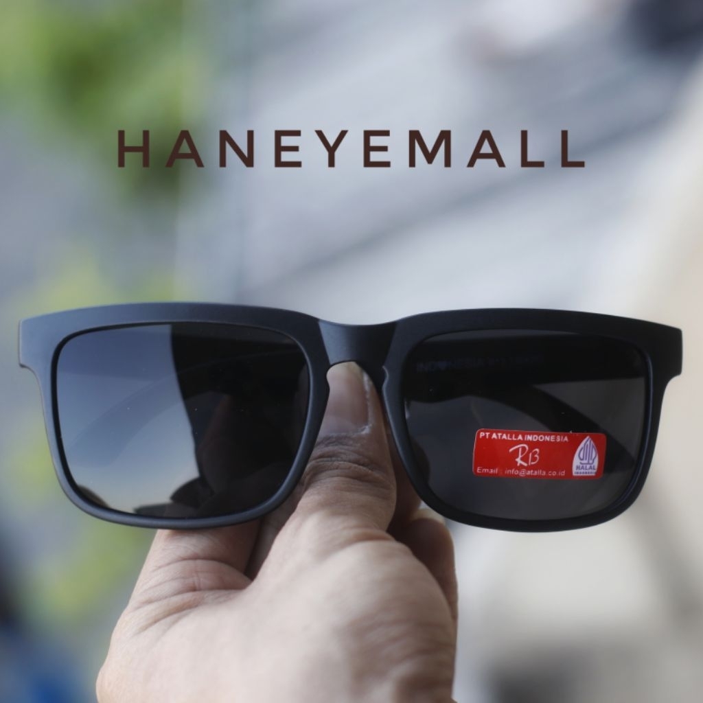 Kacamata Hitam Anti Uv / Kacamata Gagang Tebal 3003