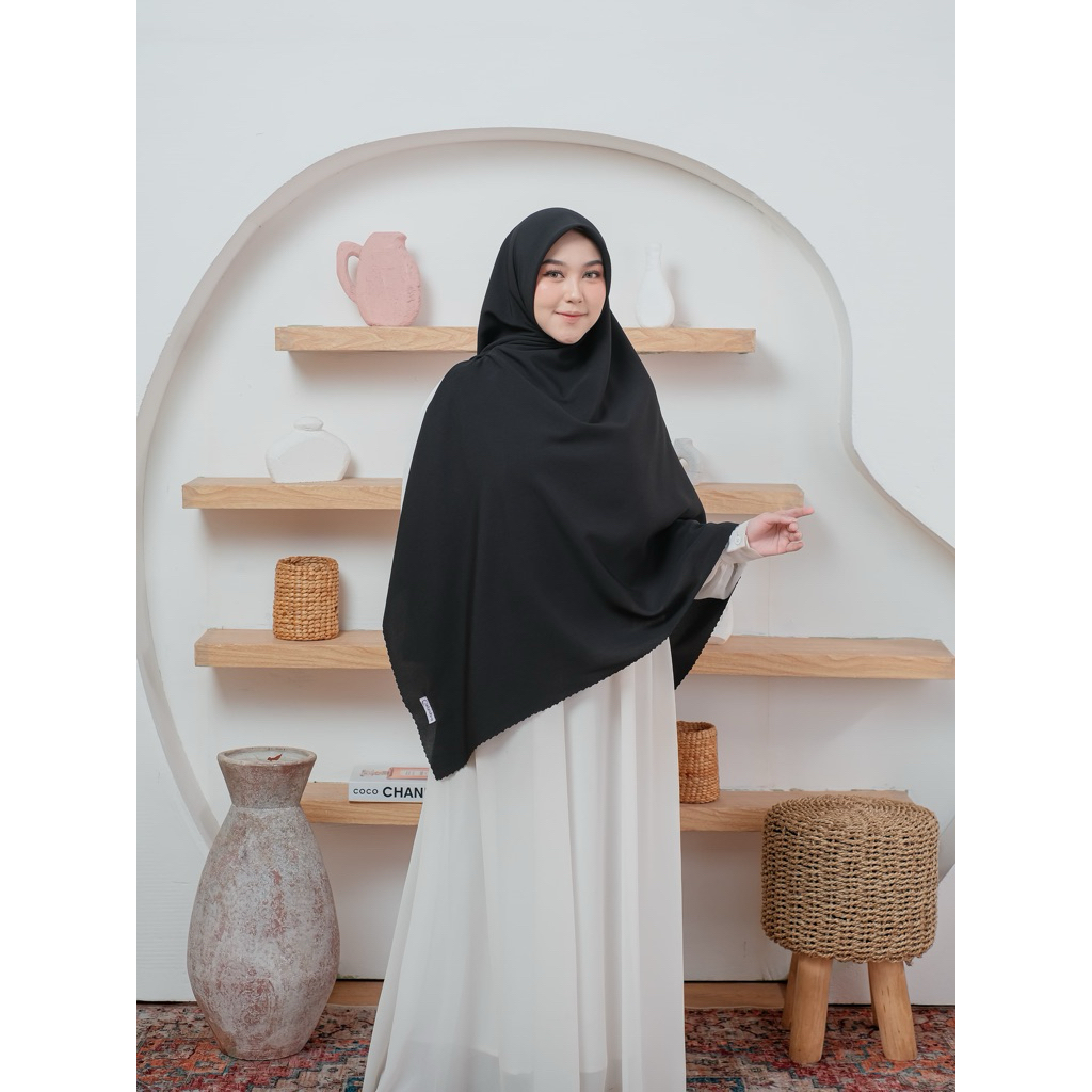 KERUDUNG / KRUDUNG JILBAB HIJAB SEGI EMPAT SEGI4 SEGIEMPAT JUMBO SYAR'I WOLFIS PREMIUM IMPORT LASERC