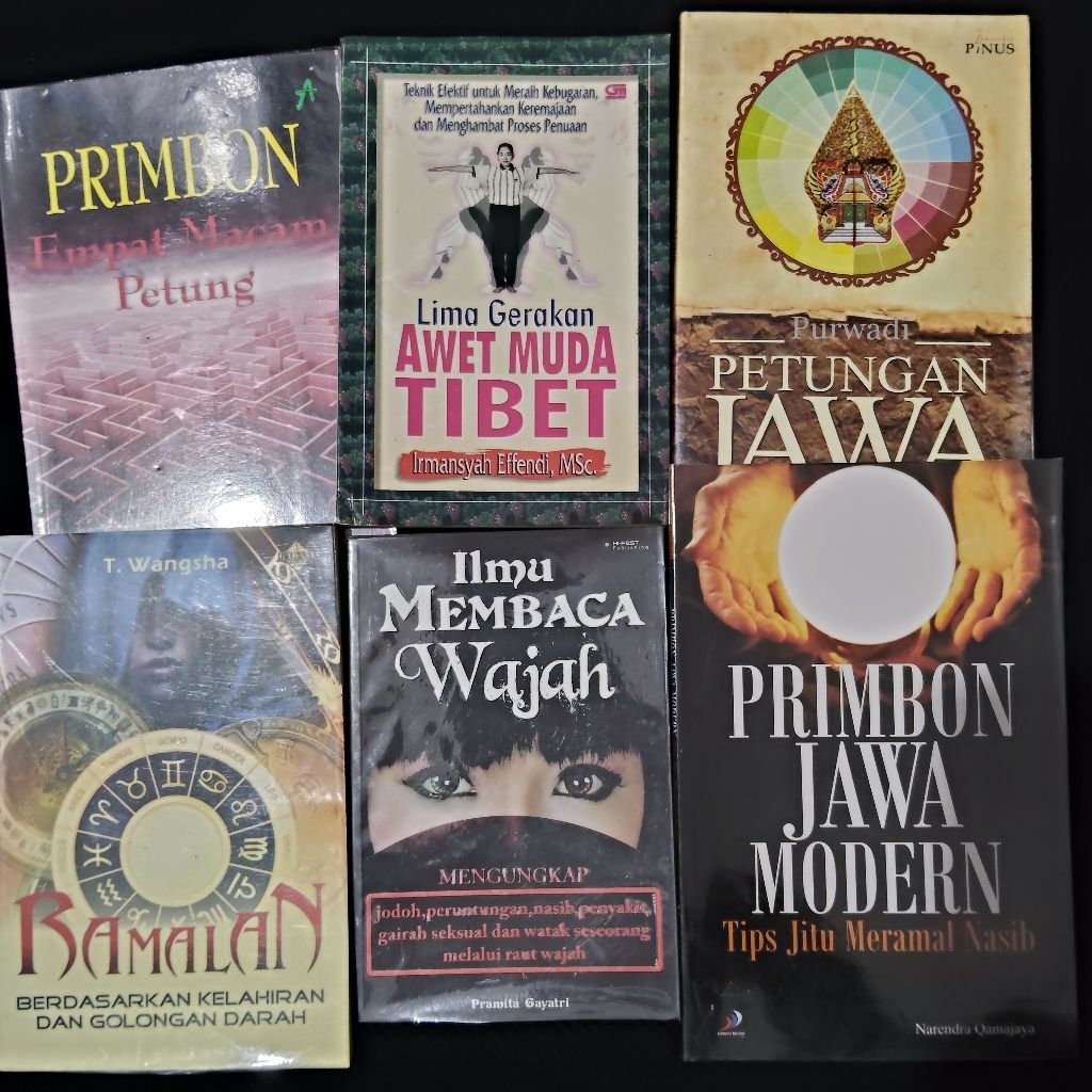 Buku Original • Kitab Primbon Serbaguna - Empat Macam Petung / Ilmu Membaca Wajah / Primbon Jawa Mod